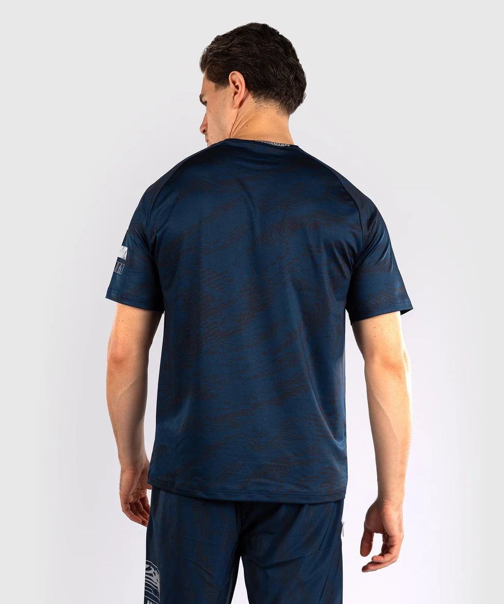 Футболка UFC Venum FIGHT WEEK 4.0 Mens Dry-Tech T-Shirt Blue фото