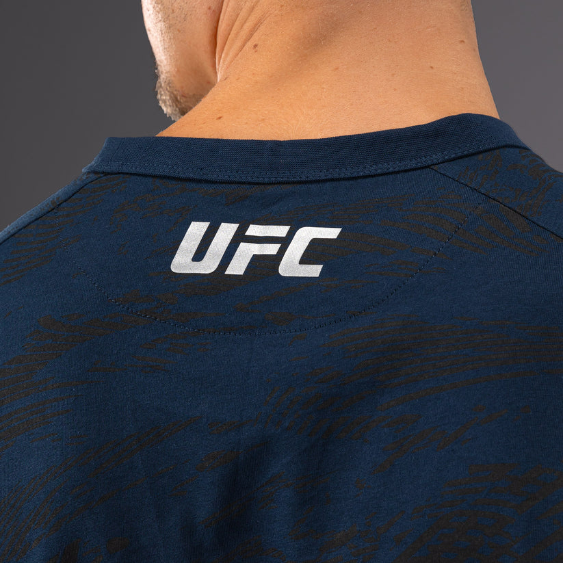 Футболка UFC Venum FIGHT WEEK 4.0 Men’s Long Sleeve T-Shirt Oceanic Blue фото
