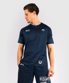 Футболка UFC Venum FIGHT WEEK 4.0 Mens Dry-Tech T-Shirt Blue