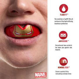 Капа SafeJawz Marvel Iron-Man Mouthguard Adult фото