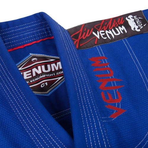 Детское кимоно для джиу-джитсу Venum Challenger 2.0 Kids BJJ GI Blue оригинал