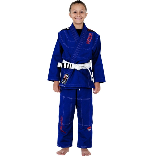 Детское кимоно для джиу-джитсу Venum Challenger 2.0 Kids BJJ GI Blue Львов