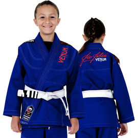 Детское кимоно для джиу-джитсу Venum Challenger 2.0 Kids BJJ GI Blue