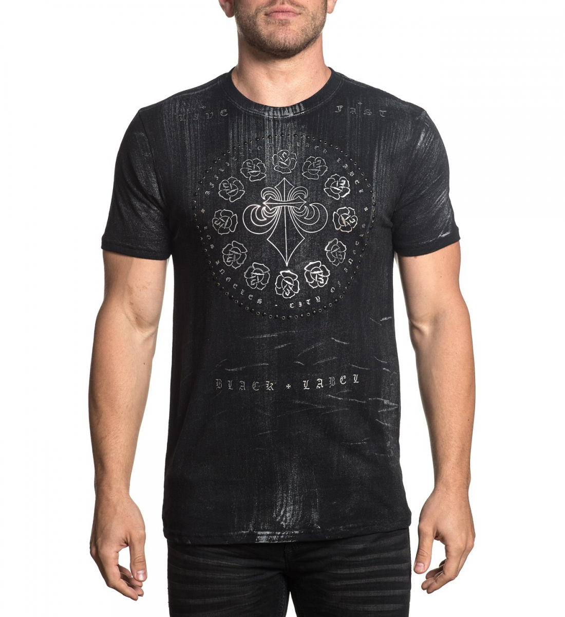 Футболка Affliction Circle of Souls T-Shirt Black
