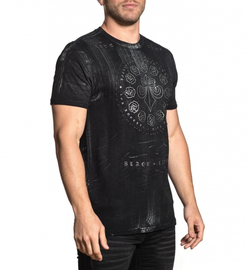 Футболка Affliction Circle of Souls T-Shirt Black, Фото № 3