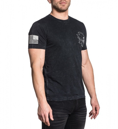 Футболка Affliction Pierced Black Lava Wash ціна