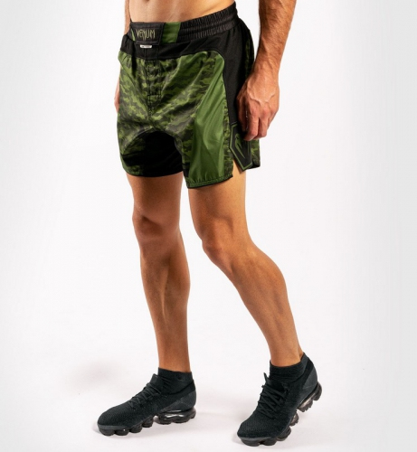 Шорти для MMA Venum Trooper Fightshorts Forest Camo Black ціна