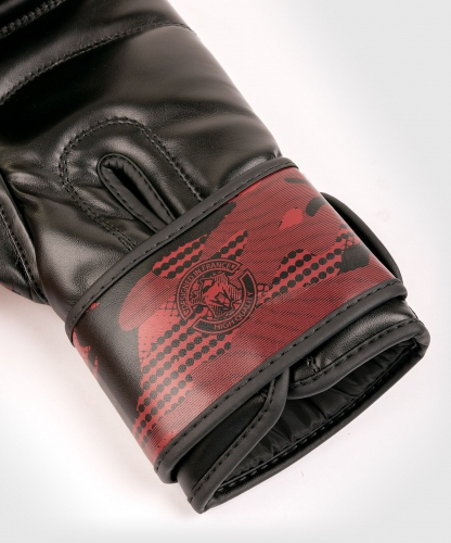 Боксерські рукавиці Venum Defender Contender 2.0 Black Red ціна