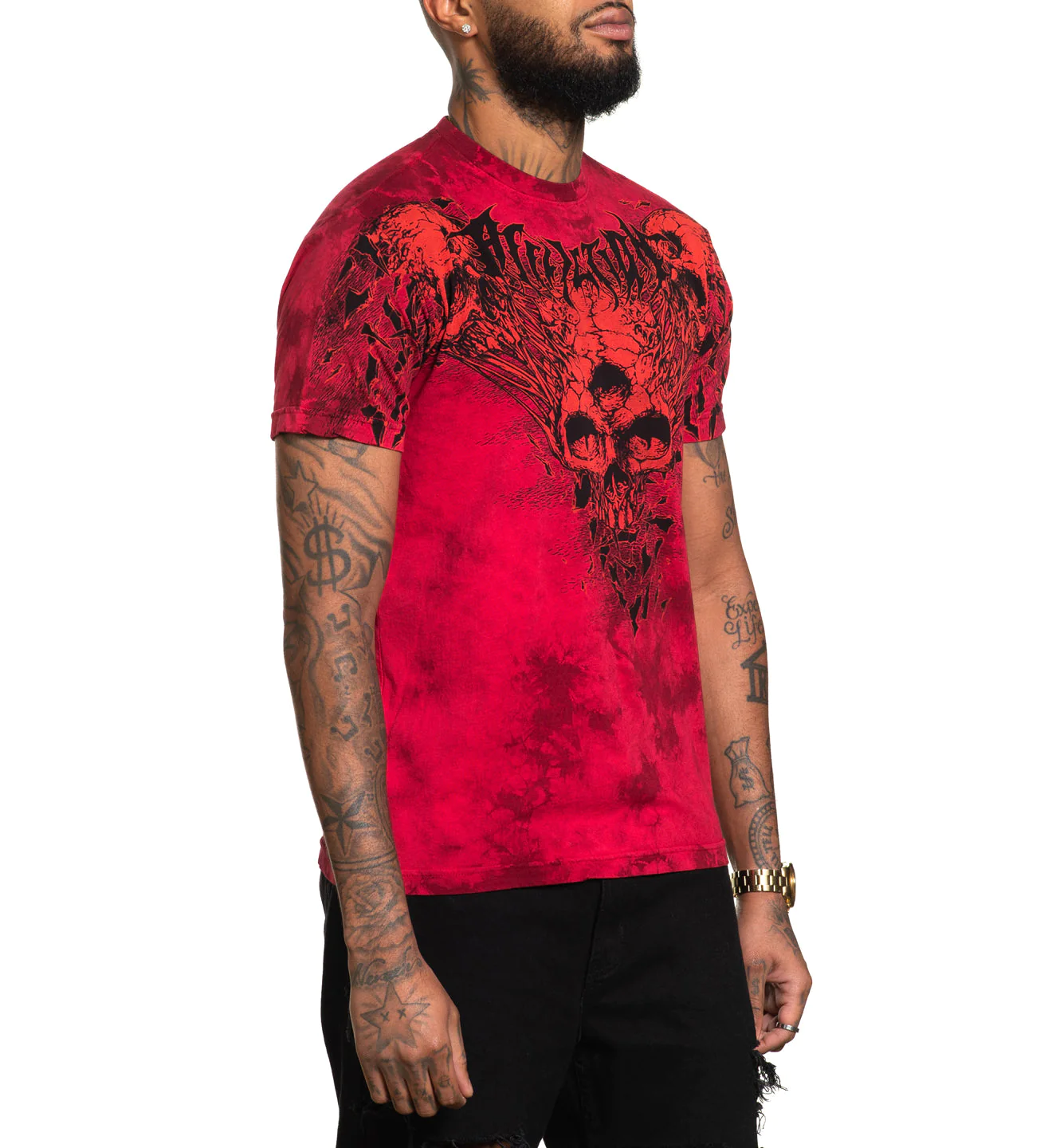 Футболка Affliction Born of Entropy A25005 Shortsleeve Tee ціна