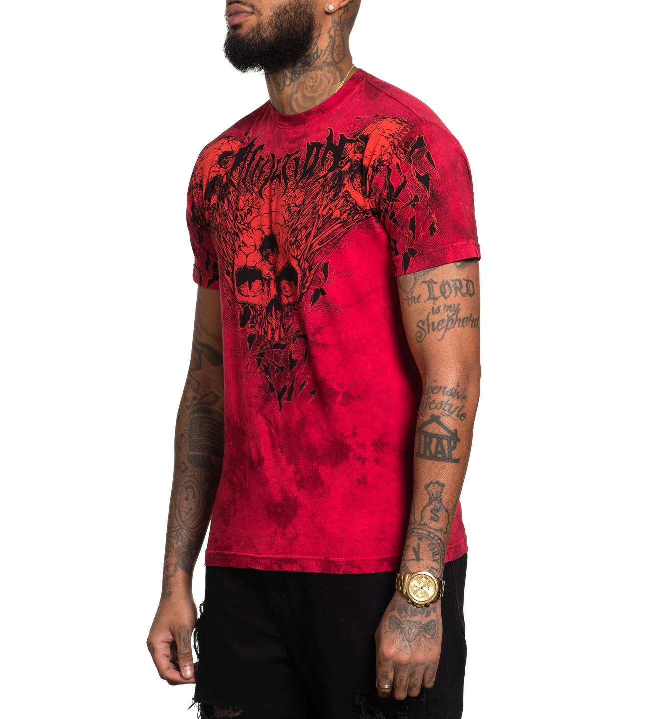 Футболка Affliction Born of Entropy A25005 Shortsleeve Tee фото
