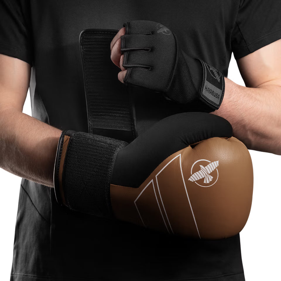 Боксерські рукавиці Hayabusa S4 Leather Boxing Gloves Golden Brown фото