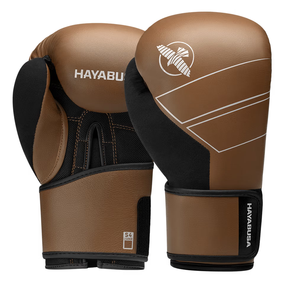 Боксерські рукавиці Hayabusa S4 Leather Boxing Gloves Golden Brown