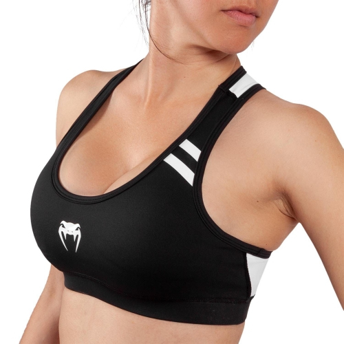 Спортивный топ Venum Power 2.0 Sport Bra Black White фото