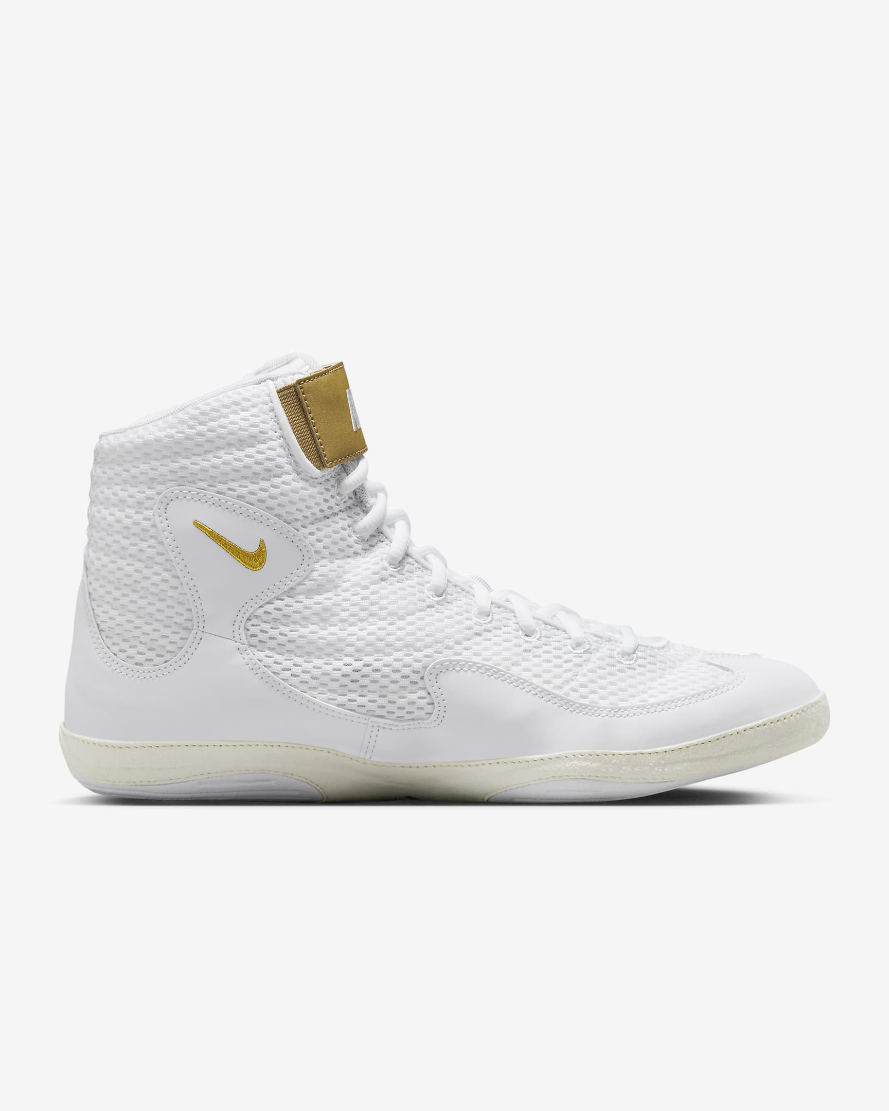 Борцовки Nike Inflict Wrestling Shoes White Metallic Gold купить