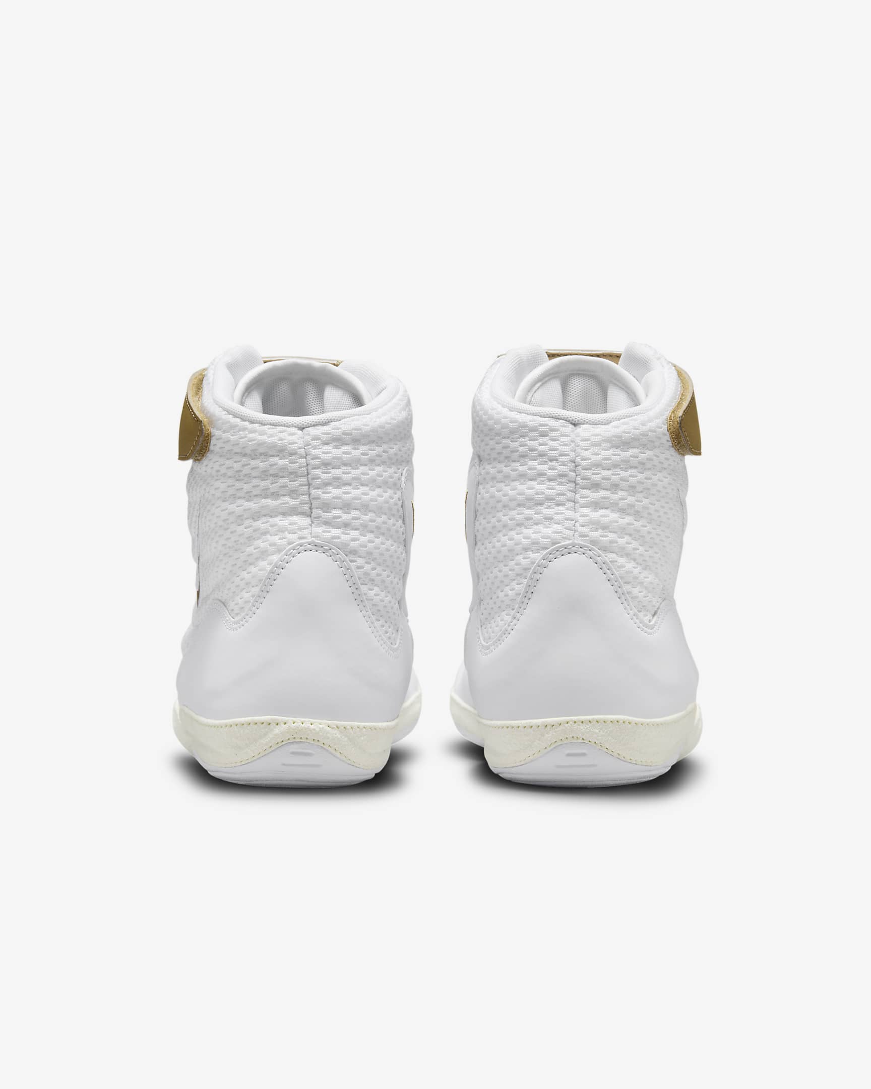 Борцовки Nike Inflict Wrestling Shoes White Metallic Gold размер