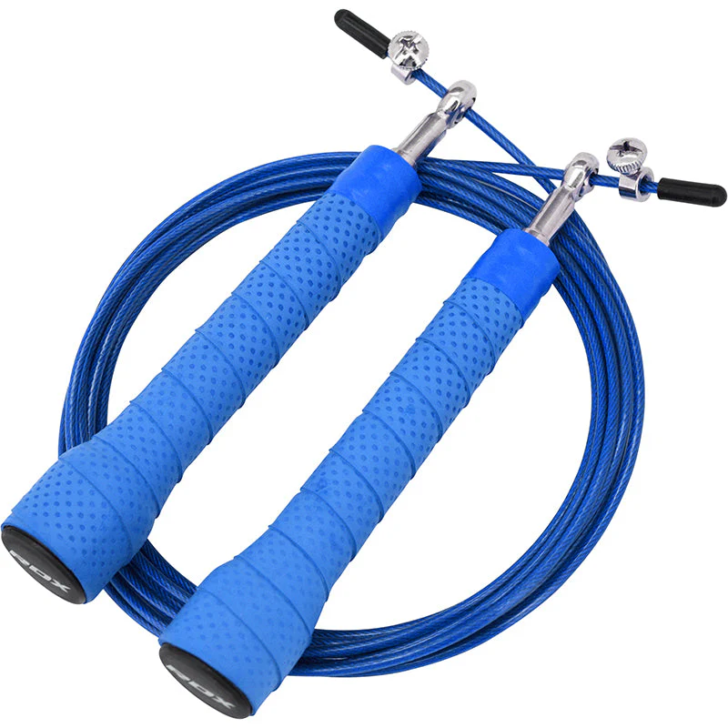 RDX C11 Anti slip Handle Skipping Rope Blue 