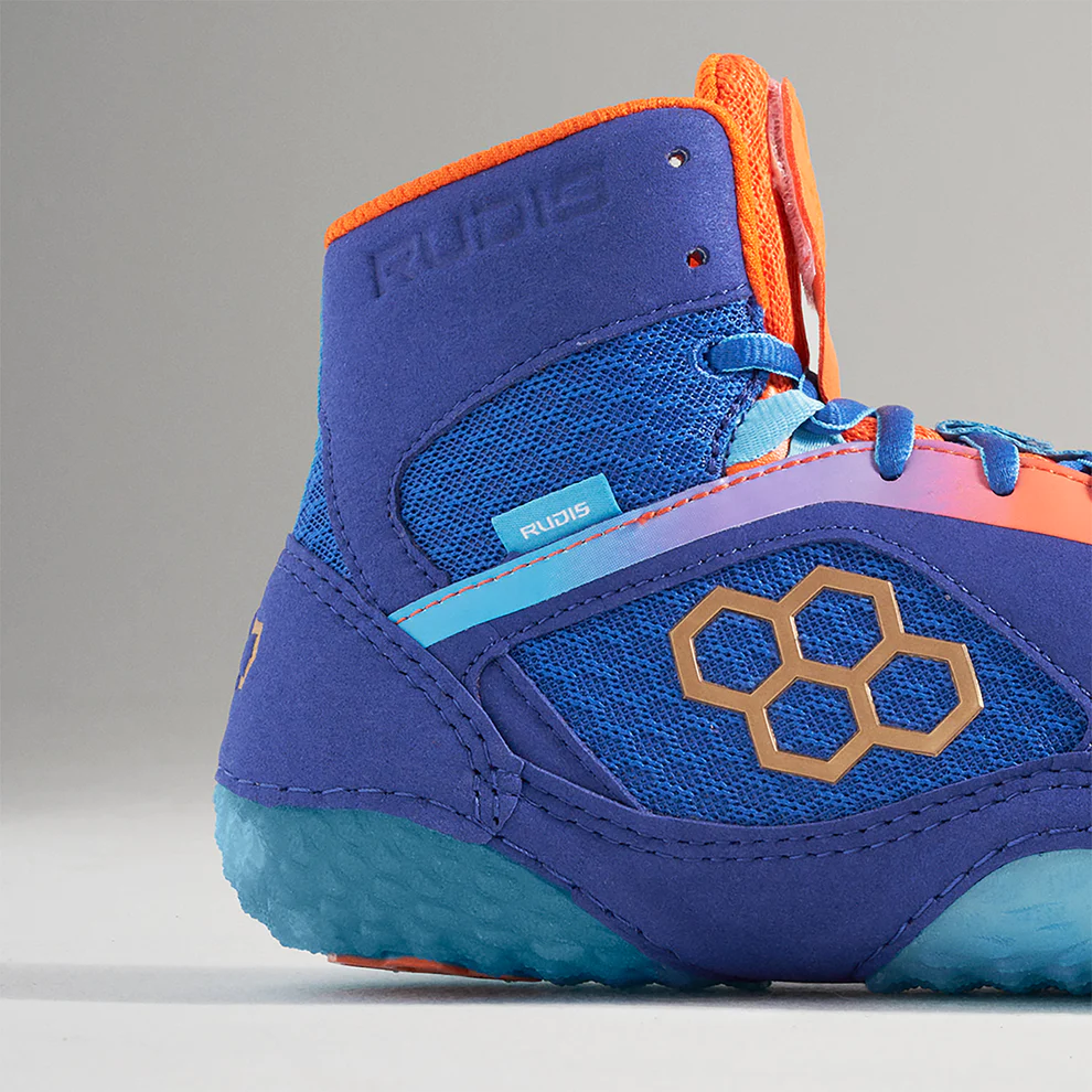 Rudis Alpha 2.0 Jordan Burroughs Edition Youth Wrestling Shoes United Navy size