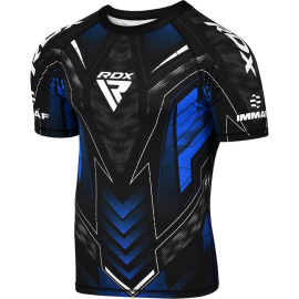 Компрессионная Футболка RDX IMMAF Approved Half Sleeves Blue