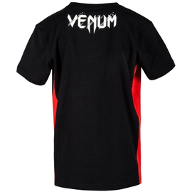 Детская футболка Venum Contender Kids T-shirt Black Red, Фото № 2