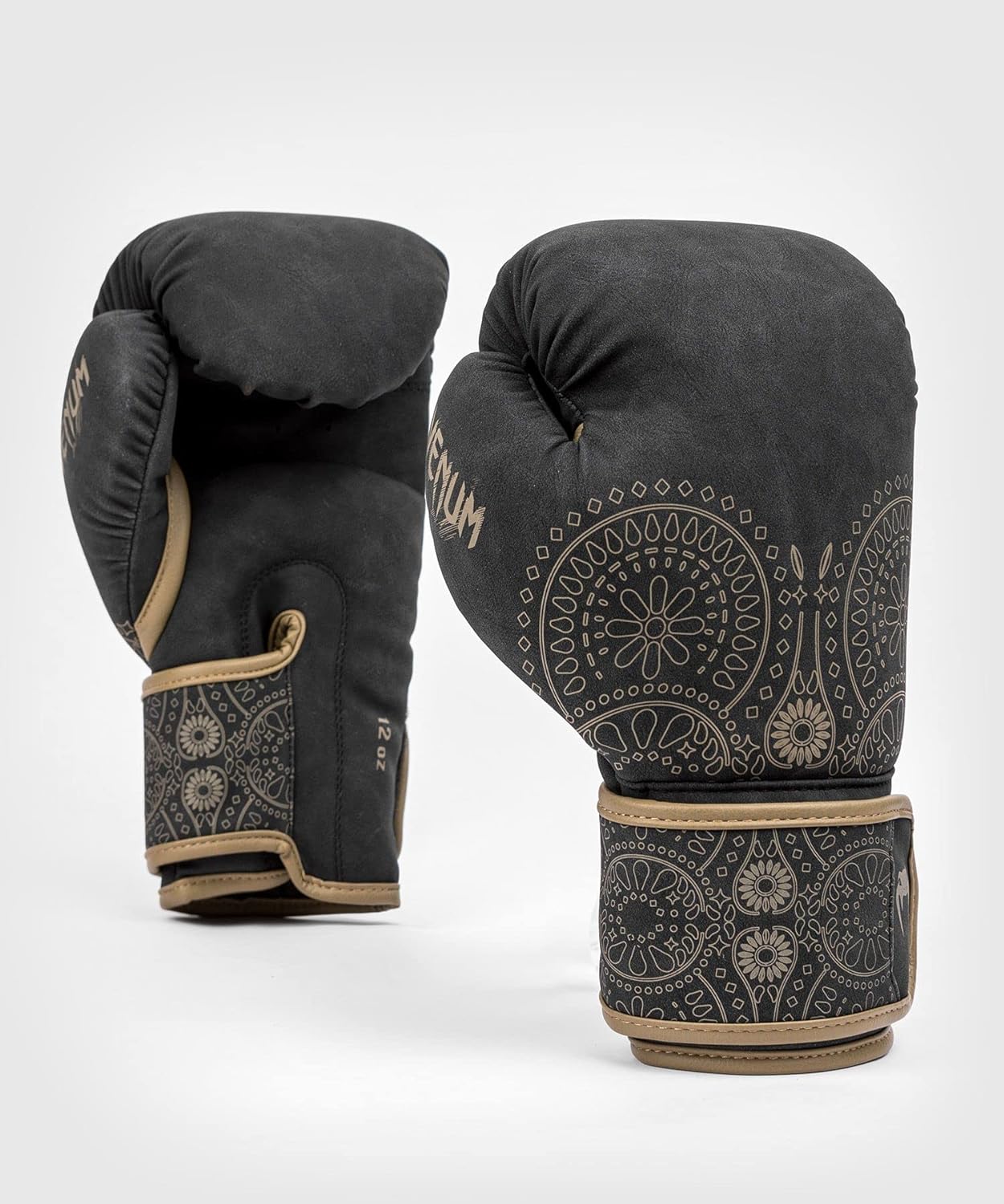 Venum Santa Muerte Dark Side Boxing Gloves - Black Brown  buy