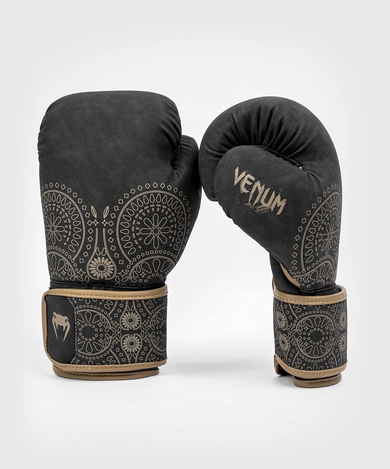 Venum Santa Muerte Dark Side Boxing Gloves - Black Brown  price