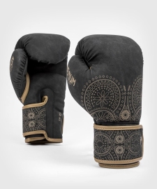 Боксерские перчатки Venum Santa Muerte Dark Side - Boxing Gloves - Black Brown , Фото № 2