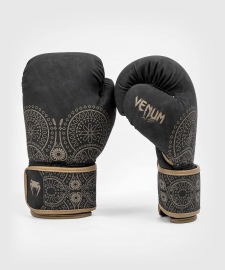 Боксерские перчатки Venum Santa Muerte Dark Side - Boxing Gloves - Black Brown , Фото № 3