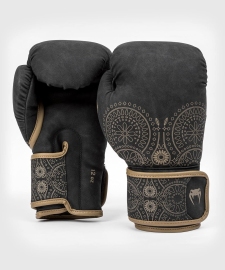 Боксерские перчатки Venum Santa Muerte Dark Side - Boxing Gloves - Black Brown 