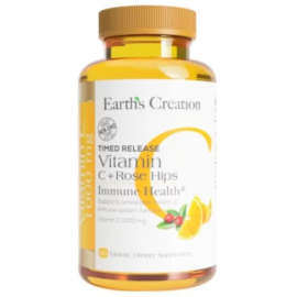 Вітаміни Earths Creation Vitamin C 1000 mg with rose hips - 60 таб