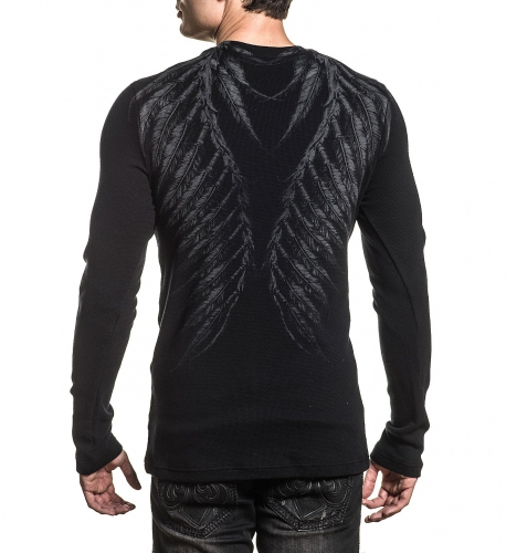 Affliction Wichitawa LS Thermal Black buy
