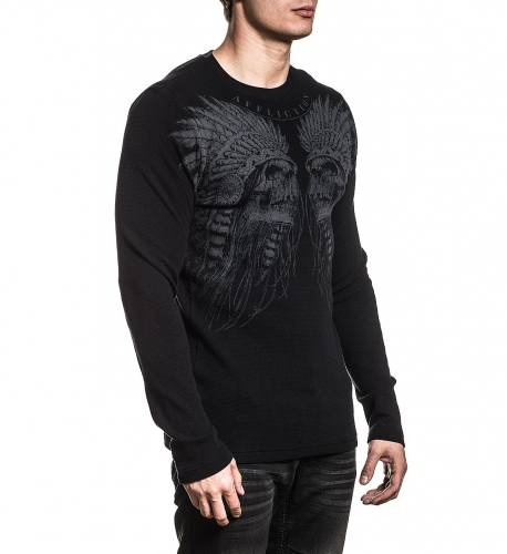 Affliction Wichitawa LS Thermal Black photo
