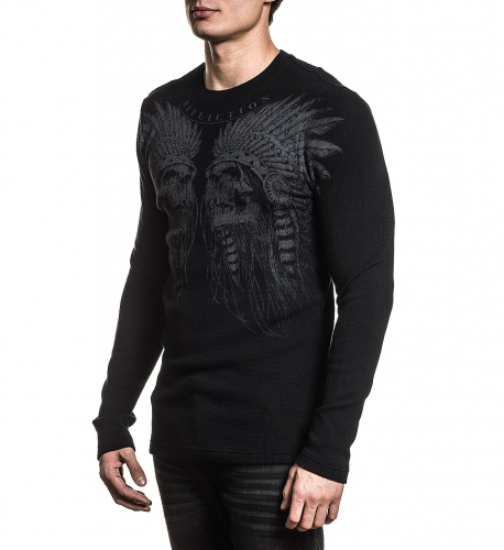 Affliction Wichitawa LS Thermal Black price