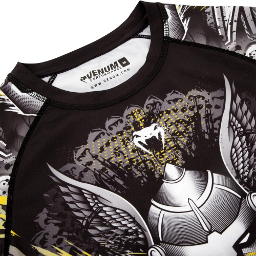 Рашгард Venum Viking 2.0 Rashguards Long Black Yellow оригінал