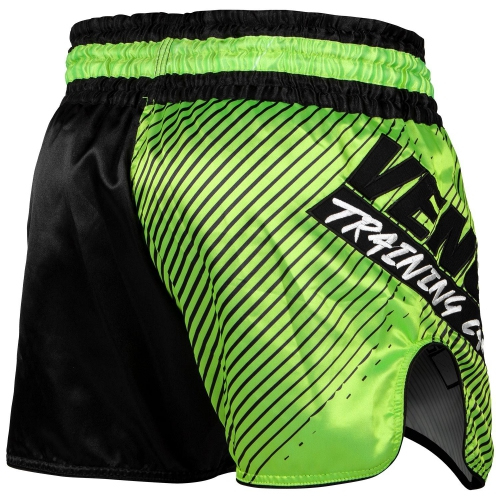 Шорти для тайського боксу Venum Training Camp 2.0 Muay Thai Shorts Black Neo Yellow купити