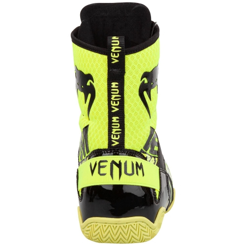 Venum Elite VTC 2 Edition Boxing Shoes Neo Yellow Black size