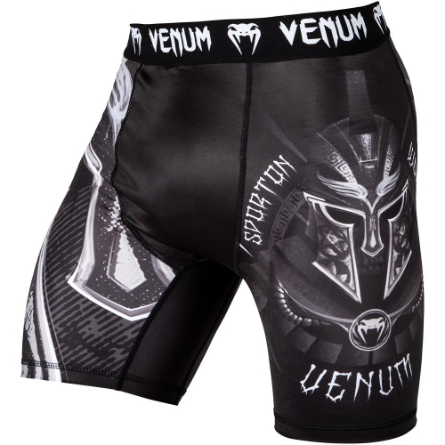 Компрессионные шорты Venum Gladiator 3.0 Vale Tudo Shorts Black White цена