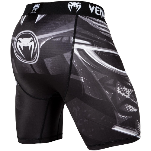Компрессионные шорты Venum Gladiator 3.0 Vale Tudo Shorts Black White фото