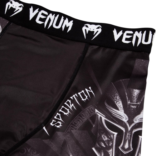 Компрессионные шорты Venum Gladiator 3.0 Vale Tudo Shorts Black White размер