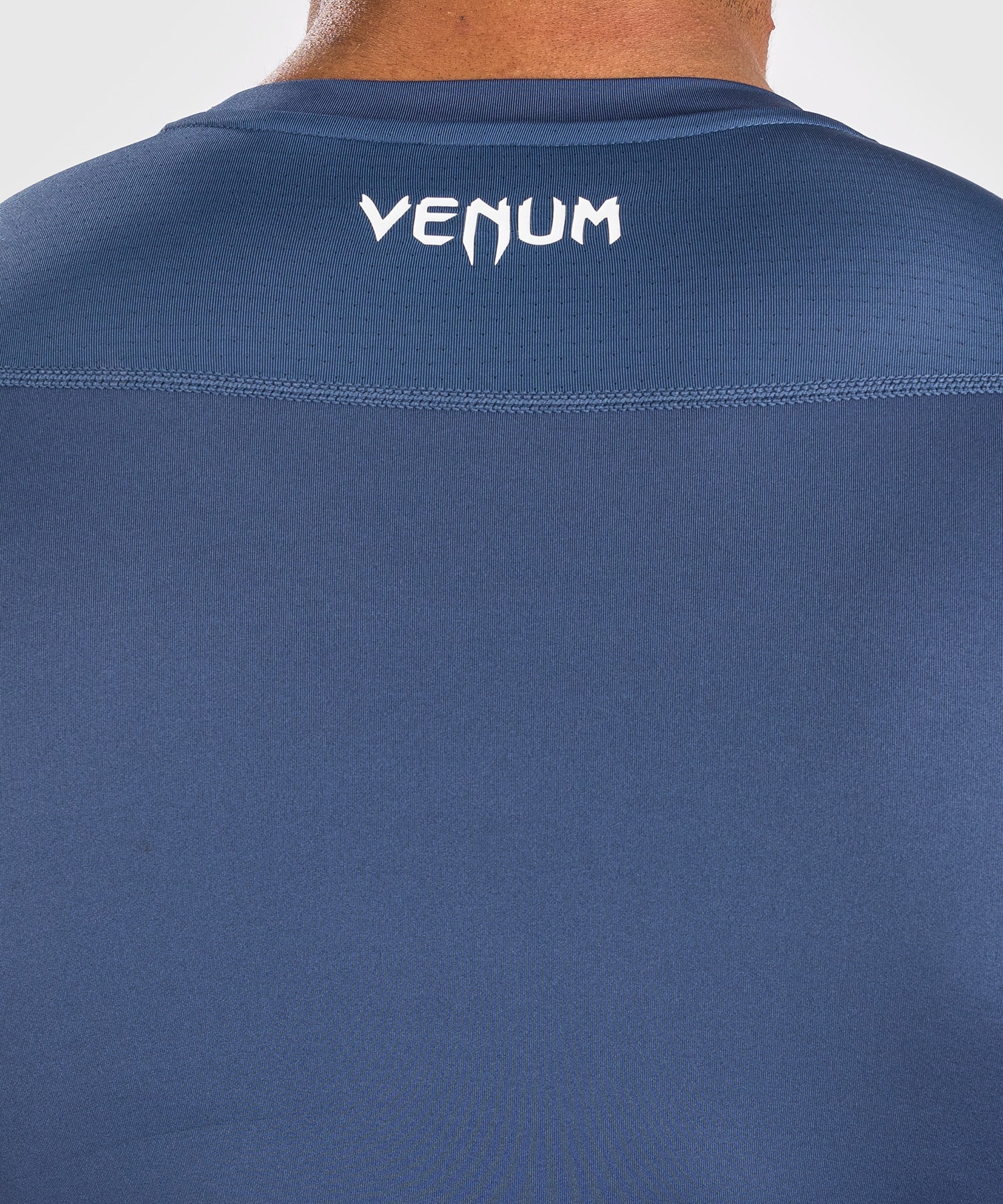Рашгард Venum Attack Mens Short Sleeve Rashguard Navy Blue оригинал