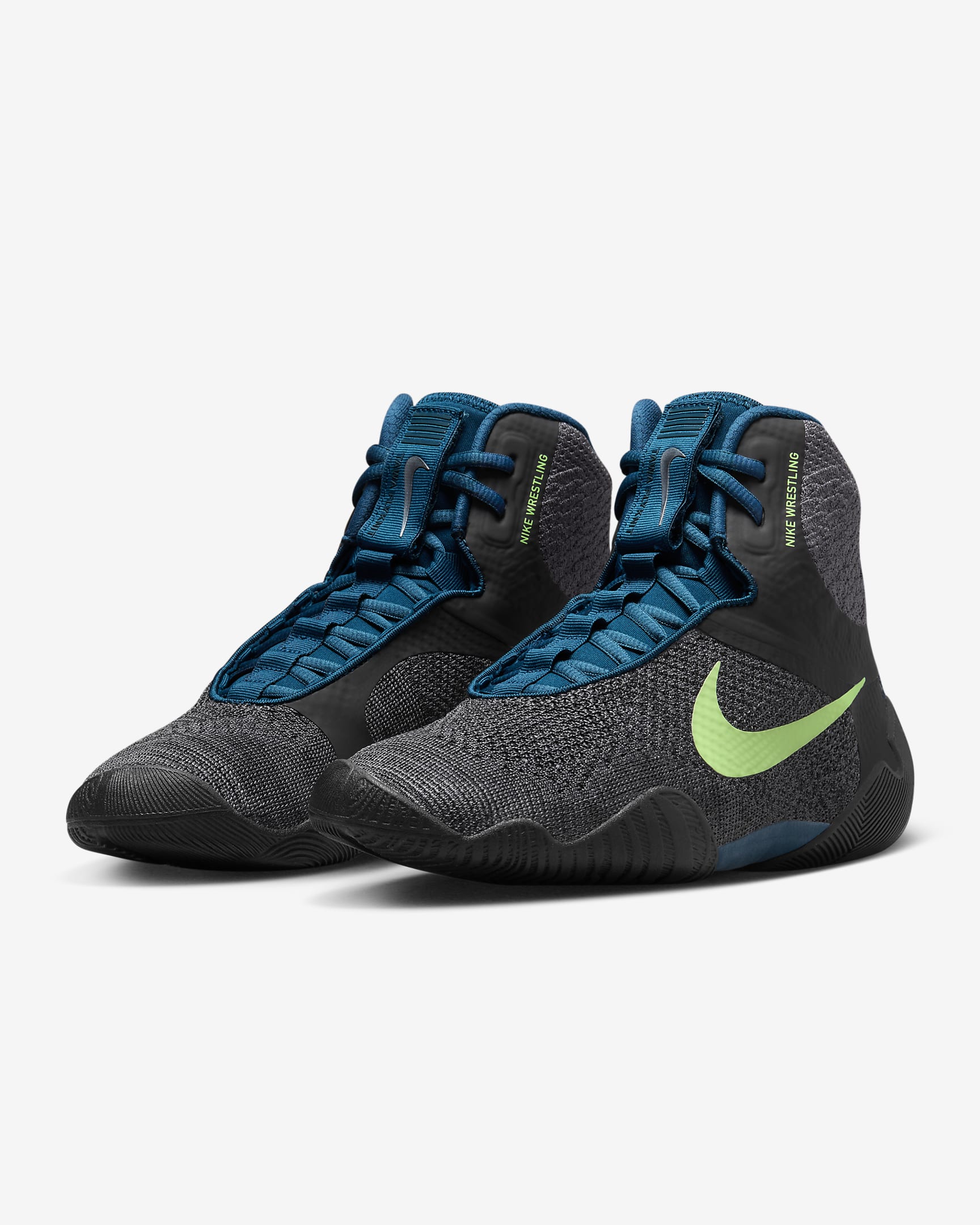 Борцовки Nike Tawa Wrestling Shoes Anthracite Valerian Blue цена