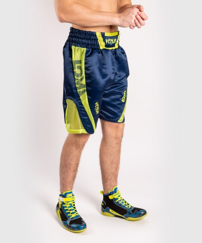 Шорты для бокса Venum Origins Boxing Short Loma Edition Blue Yellow цена