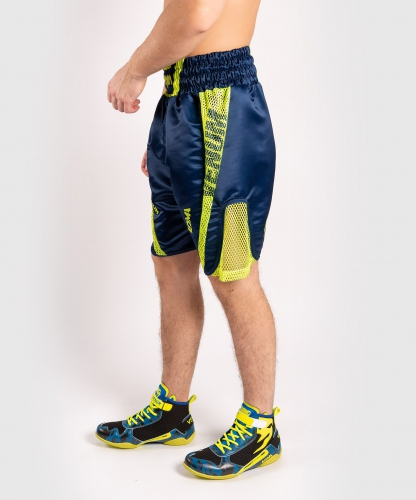 Шорты для бокса Venum Origins Boxing Short Loma Edition Blue Yellow оригинал