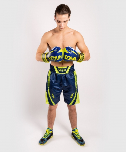 Шорты для бокса Venum Origins Boxing Short Loma Edition Blue Yellow стоимость