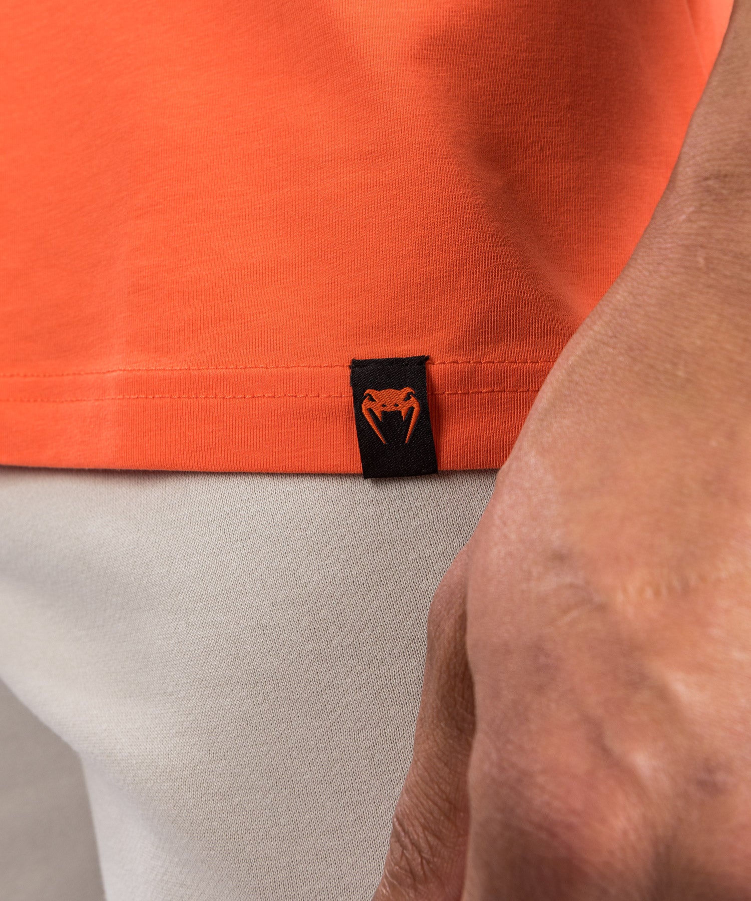 Футболка Venum Classic T-shirt Orange Navy Blue оригинал