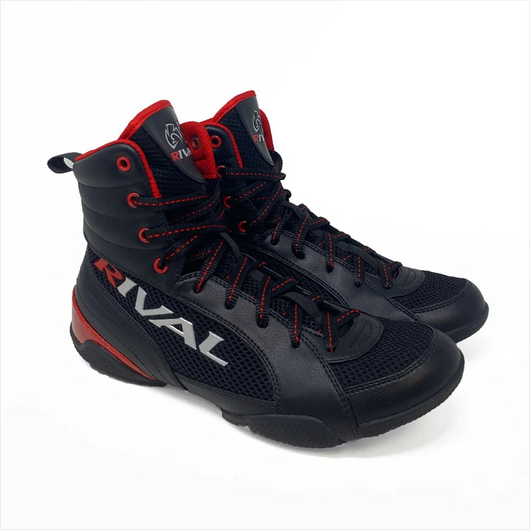 Rival RSX-Guerrero Deluxe Boxing Boots Black Red price