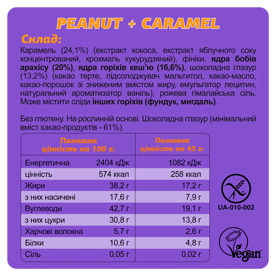Шоколадный батончик Fizi Peanut Caramel оригинал