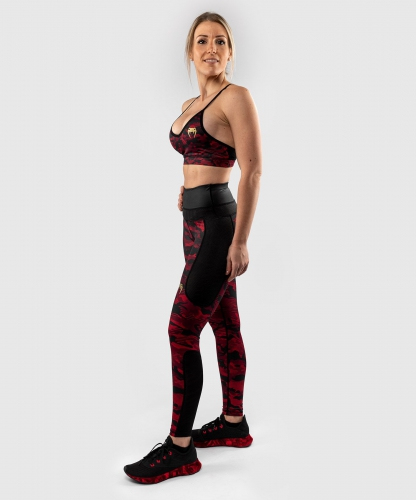 Спортивний топ Venum Defender Sport Bra Black Red фото