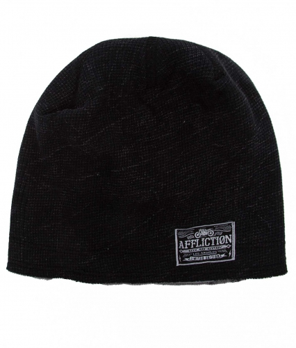 Двухстороняя шапка Affliction Traffic Reversible Beanie купити
