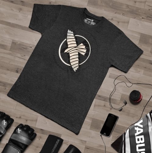 Футболка Hayabusa Logo T-shirt Black White оригінал