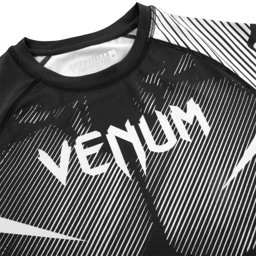 Рашгард Venum NoGi 2.0 Rashguard Short Black White оригинал